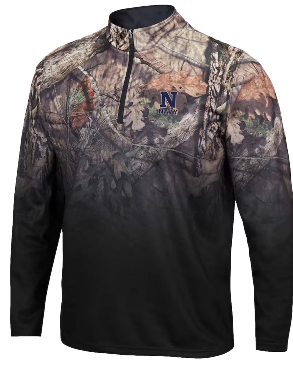 EUC Colosseum Men’s Camo Quarter Zip Pullover Size Small Hunting Outdoors